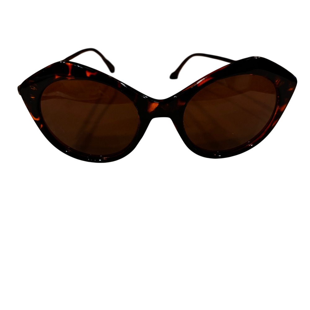 Joe's Jeans JJ 6032 Tortoiseshell Cat Eye Sunglasses Brown Lens 50-20-145 - Picture 2 of 6